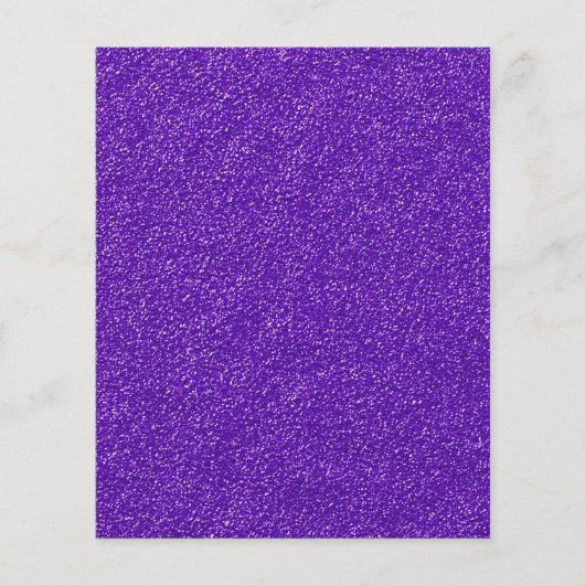 Creëer Je eigen Paarse glitter Flyer (Voorkant)