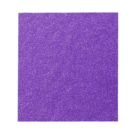 Creëer Je eigen Paarse glitter Notitieblok (Voorkant)