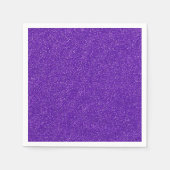 Creëer Je eigen Paarse glitter Servet (Voorkant)