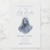 Creëer Je eigen Paarse heks apotheek label Voedselcontainer Etiket (Enkel label)