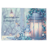 Creëer je eigen Paarse kerstlantaarns Groot Cadeauzakje (Achterkant)