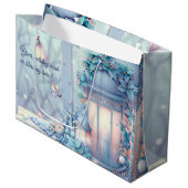 Creëer je eigen Paarse kerstlantaarns Groot Cadeauzakje (Voorkant Gekanteld)