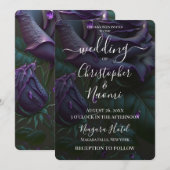 Creëer je eigen Paarse Roos close-up Kaart (Voorkant / Achterkant)