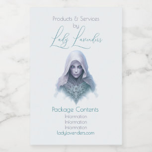 Creëer Je eigen Paarse Seer Witch Apothecary Label Voedselcontainer Etiket