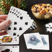 Creëer Je eigen Paarse Seer Witch Pokerkaarten (Insitu)