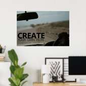 Creëer je eigen pad poster (Thuiskantoor)