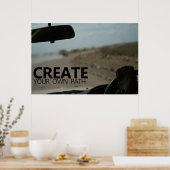 Creëer je eigen pad poster (Keuken)