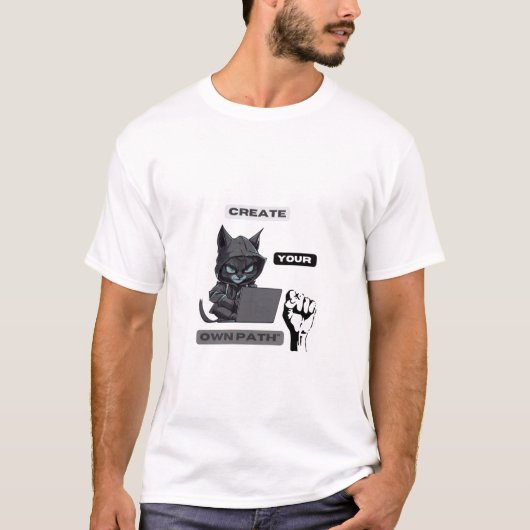 Creëer je eigen pad Tshirt (Voorkant)