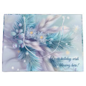 Creëer Je eigen pampas dennenbessen kerst Groot Cadeauzakje (Voorkant)