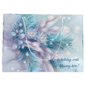 Creëer Je eigen pampas dennenbessen kerst Groot Cadeauzakje (Achterkant)