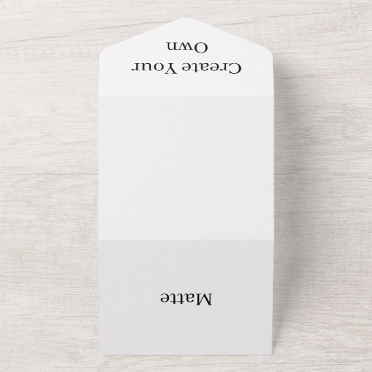 Creëer je eigen partij RSVP White I All In One Uitnodiging (Buitenkant)