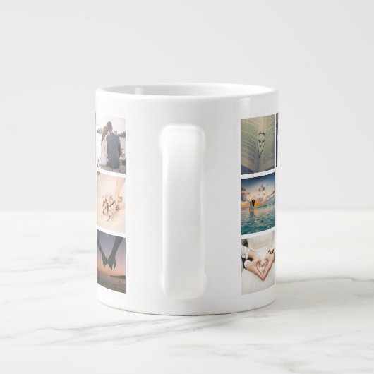 Creëer Je eigen Passen getrouwd bruiloft foto Grote Koffiekop (Achterkant)