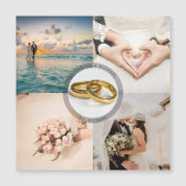 Creëer Je eigen Passen getrouwd bruiloft foto-kaar (Voorkant)