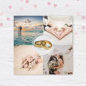 Creëer Je eigen Passen getrouwd bruiloft foto-kaar