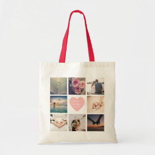 Creëer Je eigen Passen getrouwd bruiloft foto Tote Bag