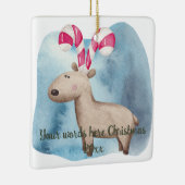 Creëer Je eigen pepermunt rendier kerst Keramisch Ornament (Rechts)