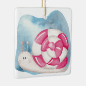 Creëer Je eigen pepermunt Snoep slak kerst Keramisch Ornament (Rechts)
