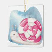 Creëer Je eigen pepermunt Snoep slak kerst Keramisch Ornament (Links)