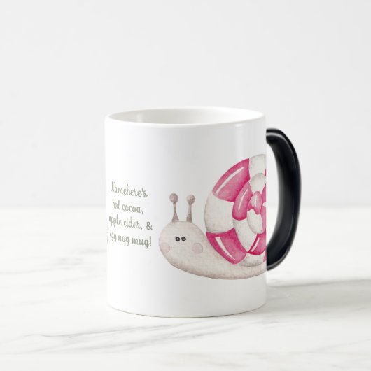 Creëer Je eigen pepermuntslakken kerst Magische Mok (Voorkant rechts)