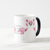 Creëer Je eigen Peppermint Flamingo kerst Magische Mok (Voorkant rechts)