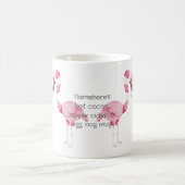 Creëer Je eigen Peppermint Flamingo kerst Magische Mok (Center)