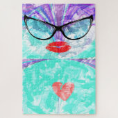 Creëer Je eigen perfecte hart Legpuzzel (Verticaal)