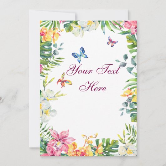 Creëer Je eigen personaliseren Bedankkaart (Voorkant)