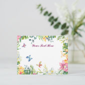 Creëer Je eigen personaliseren Briefkaart (Staand voorkant)