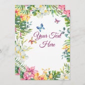 Creëer Je eigen personaliseren Feestdagenkaart (Voorkant / Achterkant)