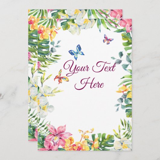 Creëer Je eigen personaliseren Feestdagenkaart (Voorkant / Achterkant)