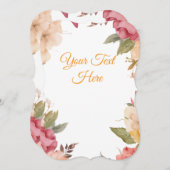 Creëer Je eigen personaliseren Feestdagenkaart (Voorkant / Achterkant)