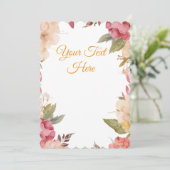 Creëer Je eigen personaliseren Feestdagenkaart (Staand voorkant)