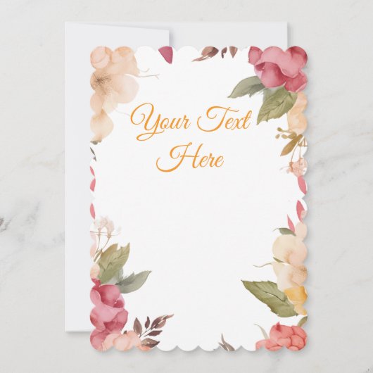 Creëer Je eigen personaliseren Feestdagenkaart (Voorkant)