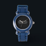 Creëer Je eigen persoonlijke horloge<br><div class="desc">Pas dit product aan door uw eigen afbeeldingen en tekst toe te voegen en uw favoriete lettertypen en kleuren te kiezen. Bezoek Aviary Art op Zazzle om ons hele collectie van eenvoudig te personaliseren producten van hoge kwaliteit te uitzichten!</div>
