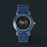 Creëer Je eigen persoonlijke horloge<br><div class="desc">Pas dit product aan door uw eigen afbeeldingen en tekst toe te voegen en uw favoriete lettertypen en kleuren te kiezen. Bezoek Aviary Art op Zazzle om ons hele collectie van eenvoudig te personaliseren producten van hoge kwaliteit te uitzichten!</div>