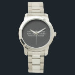 Creëer Je eigen persoonlijke horloge<br><div class="desc">Pas dit product aan door uw eigen afbeeldingen en tekst toe te voegen en uw favoriete lettertypen en kleuren te kiezen. Bezoek Aviary Art op Zazzle om ons hele collectie van eenvoudig te personaliseren producten van hoge kwaliteit te uitzichten!</div>