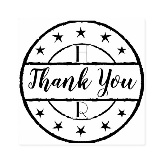 Creëer Je eigen persoonlijke huwelijk bedankt Rubberstempel (Afrduk)