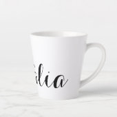 Creëer Je eigen persoonlijke persoonlijke aangepas Latte Mok (Rechts)