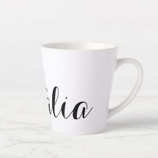 Creëer Je eigen persoonlijke persoonlijke aangepas Latte Mok (Rechts)