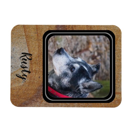 Creëer je eigen petfotomagneet magneet (Horizontaal)