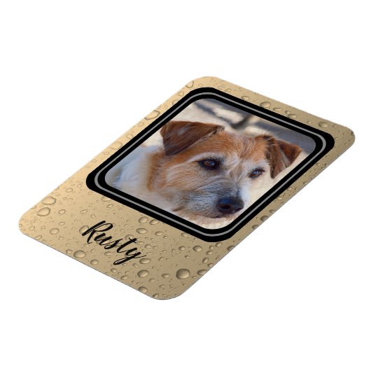 Creëer je eigen petfotomagneet magneet (Linkerzijde)