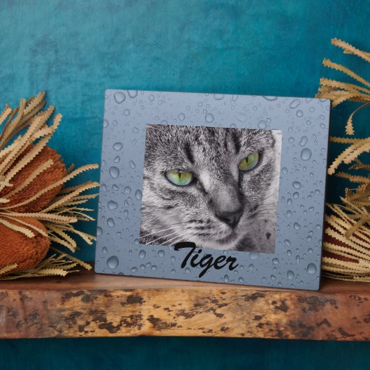 Creëer je eigen petfotoplaque fotoplaat (Zijkant)