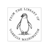 Creëer Je eigen pinguïn uit de bibliotheek van Rubberstempel (Afrduk)