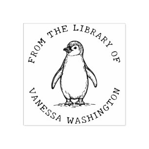 Creëer Je eigen pinguïn uit de bibliotheek van Rubberstempel