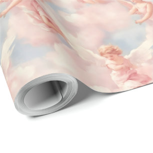Creëer je eigen Pink Angels Cadeaupapier