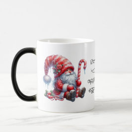 Creëer Je eigen pluizige pepermunt kerstgnoom Magische Mok