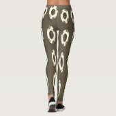 Creëer Je eigen pooidot leuke design Leggings (Achterkant)