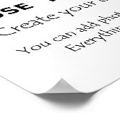 Creëer je eigen posters voegen zelf foto's toe (Hoek)