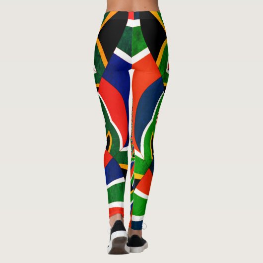 Creëer je eigen prachtige Zuid-Afrika Leggings (Achterkant)