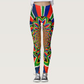 Creëer je eigen prachtige Zuid-Afrika Leggings (Voorkant)